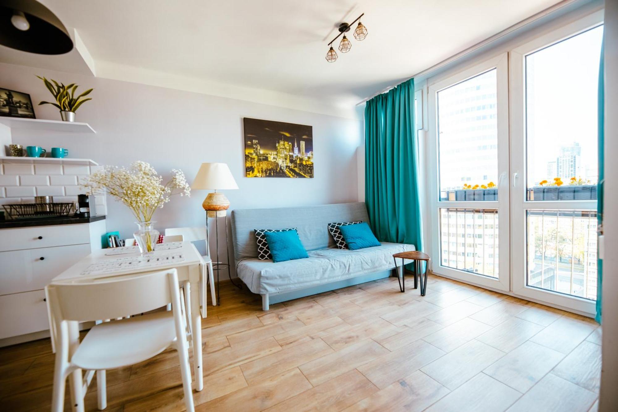 Bright 14Th Floor Central Home With Balcony & Views Βαρσοβία Εξωτερικό φωτογραφία